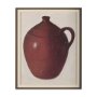 14937 - Redware Jug  by Mercana Studio a Hand Embellished Textured Framed Art Photograph