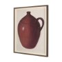 14937 - Redware Jug  by Mercana Studio a Hand Embellished Textured Framed Art Photograph