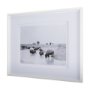 14940 - Buffalo Brook by Mercana Studio a Hand Embellished Textured Framed Art Photograph Matted under Glass