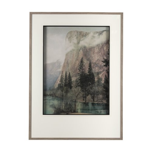 14941 - El Capitan by Mercana Studio a Hand Embellished Textured Framed Art Photograph Matted under Glass