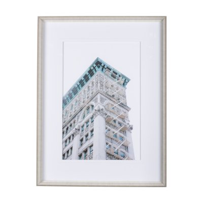 14947 - An Ornate Touch by Mercana Studio a Hand Embellished Textured Framed Art Photo Matted under Glass