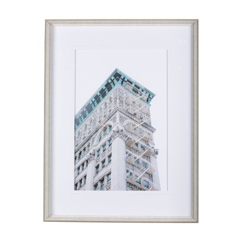 14947 - An Ornate Touch by Mercana Studio a Hand Embellished Textured Framed Art Photo Matted under Glass