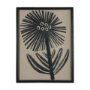 14950 - Simple Floral - Bloom by Mercana Studio Hand Embellished Textured Framed Art Photo Matted under Glas