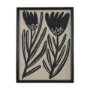 14951 - Simple Floral - Lively by Mercana Studio Hand Embellished Framed Art Photo Matted under Glass