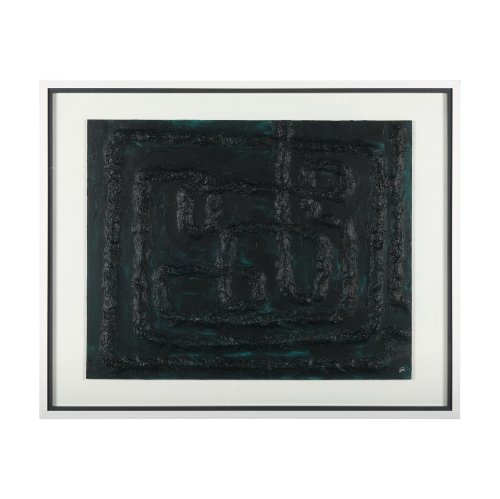 14962 - Tangled II by Studio M a handmade Original Framed Artwork under Glass