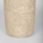 70200 - Rama Small Beige Paper Mache Floor Vase