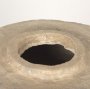 70201 - Rama Large Beige Paper Mache Floor Vase