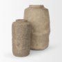 70204 - Bala Small Gray Paper Mache Vase