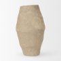 70208 - Rundal Small Gray Paper Mache Vase