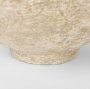 70217 - Sonu Set of 2 Beige Paper Mache Half-Pot Bowls