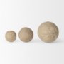 70220 - Sunita Set of 3 Gray Paper Mache Orbs