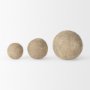 70220 - Sunita Set of 3 Gray Paper Mache Orbs