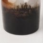 70353 - Marans Short Amber Multi-Color Glass Vase
