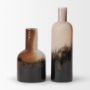 70353 - Marans Short Amber Multi-Color Glass Vase