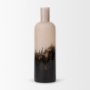 70354 - Marans Tall Amber Multi-Color Glass Vase