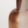 70354 - Marans Tall Amber Multi-Color Glass Vase