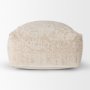 70379 - Khloe Large Cream Pouf
