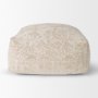 70379 - Khloe Large Cream Pouf