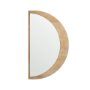 70141 - Celeste Light Brown Wood Small Mirror