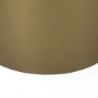 70241 - Eclipse Antique Brass Metal Drum Base w/ Dark Brown Wood Top End/Side Table