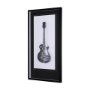 12265 - Guitar III by Mercana Studio a Hand Embellished Textured Framed Art Print Matted under Glass