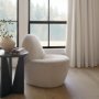 70374 - Beverly Beige Chenille Accent Chair