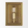 70446 - Cairn Brushed Gold Metal w/ Glass 1-Light Wall Sconce