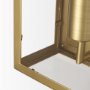 70446 - Cairn Brushed Gold Metal w/ Glass 1-Light Wall Sconce