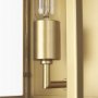 70446 - Cairn Brushed Gold Metal w/ Glass 1-Light Wall Sconce