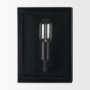 70447 - Cairn Matte Black Metal w/ Glass 1-Light Wall Sconce
