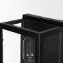 70447 - Cairn Matte Black Metal w/ Glass 1-Light Wall Sconce