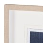 14974 - Blue Tapestry II by Mercana Studio a Hand Embelished Textured Framed Art Print Matted under Glass