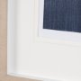 14974 - Blue Tapestry II by Mercana Studio a Hand Embelished Textured Framed Art Print Matted under Glass