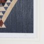 14974 - Blue Tapestry II by Mercana Studio a Hand Embelished Textured Framed Art Print Matted under Glass