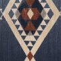 14974 - Blue Tapestry II by Mercana Studio a Hand Embelished Textured Framed Art Print Matted under Glass