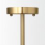 70466 - Cybill Brushed Brass w/ White Metal Shades 2-Light Chandelier