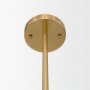 70466 - Cybill Brushed Brass w/ White Metal Shades 2-Light Chandelier