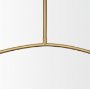 70466 - Cybill Brushed Brass w/ White Metal Shades 2-Light Chandelier
