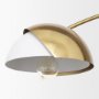 70466 - Cybill Brushed Brass w/ White Metal Shades 2-Light Chandelier