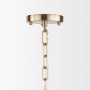 70448 - Colleen Antiqued Gold Metal 4-Light Chandelier