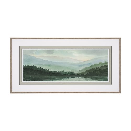 14966 - Watercolor Sketch II by Mercana Studio Hand Embellished Textured Framed Art Print Matted under Glass