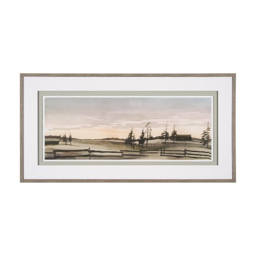 14967 - Watercolor Sketch III by Mercana Studio Hand Embellished Textured Framed Art Print Matted under Glas