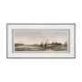 14967 - Watercolor Sketch III by Mercana Studio Hand Embellished Textured Framed Art Print Matted under Glas