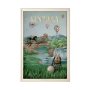 15000 - Kentucky Go USA (XL) by Mercana Studio a Hand Embellished Decograph Framed Art Print under Glass