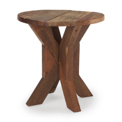 70499 - Heidi Reclaimed Brown Wooden End Table