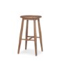 70591 - Ernest Medium Brown Wood Bar Stool
