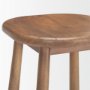 70591 - Ernest Medium Brown Wood Bar Stool
