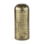 70593 - Quonset Extra Tall Brass Finished Aluminum Metal Pillar Object
