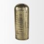 70593 - Quonset Extra Tall Brass Finished Aluminum Metal Pillar Object