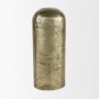 70593 - Quonset Extra Tall Brass Finished Aluminum Metal Pillar Object